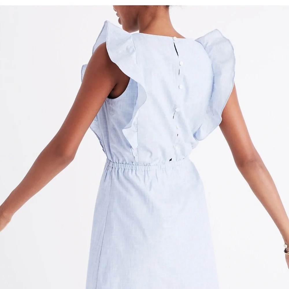 Madewell Bellflower Ruffle Dress Sz 6